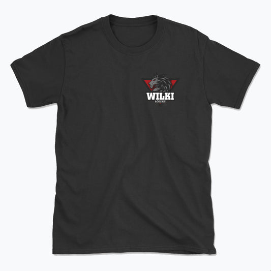 Czarny T-shirt męski WILKI